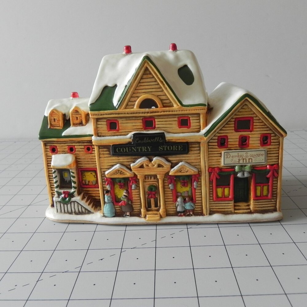 Charles Wysocki The American Celebration 1988 Country Store Lighted
